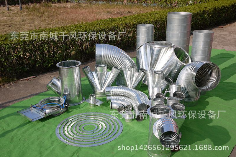 擠壓螺旋鍍鋅彎頭 一體式風(fēng)管彎頭的核心優(yōu)勢(shì)與環(huán)保設(shè)備應(yīng)用